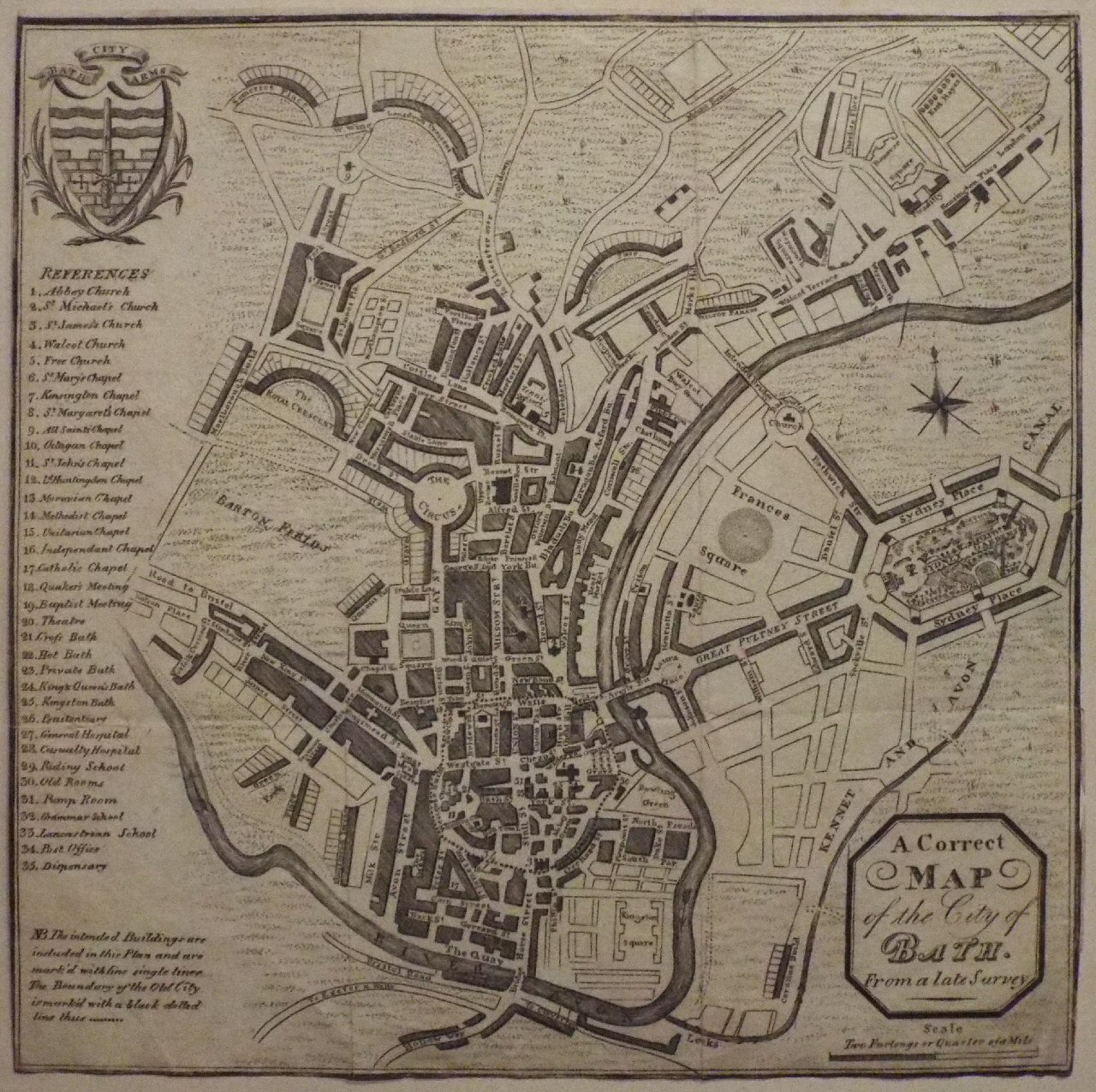 Map of Bath - Bath